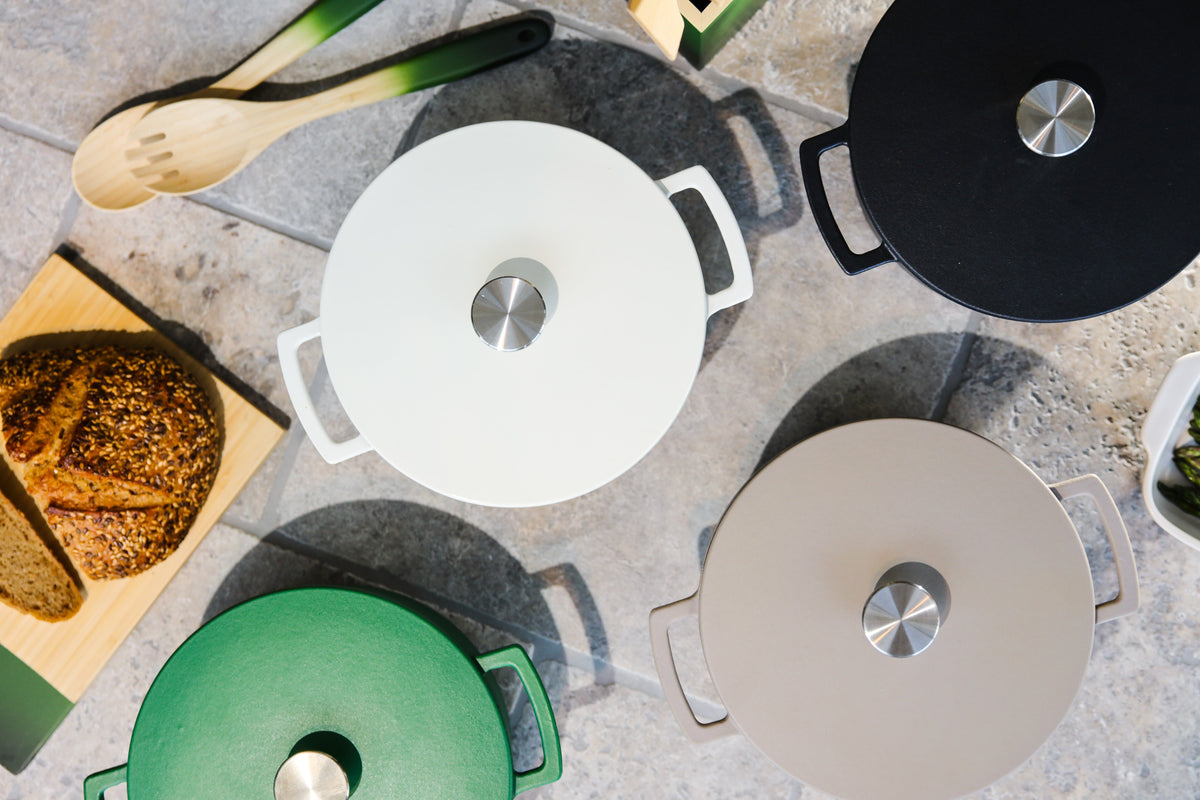 Cook & Pan gietijzeren pan op de BBQ