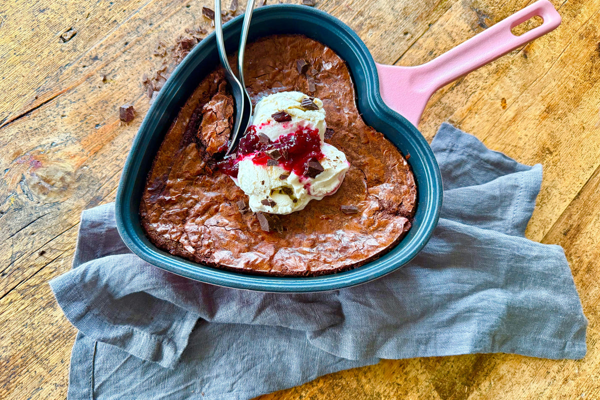 Valentijn Skillet Brownie
