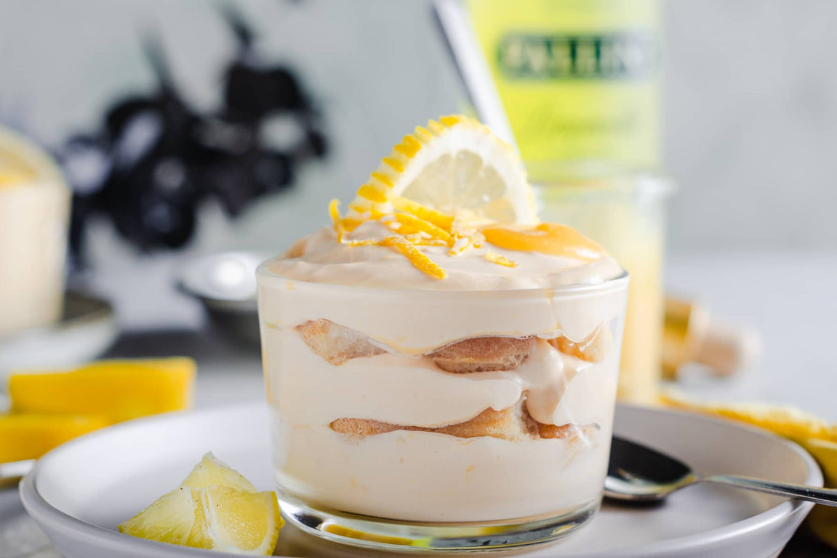 Limoncello tiramisu als fris dessert