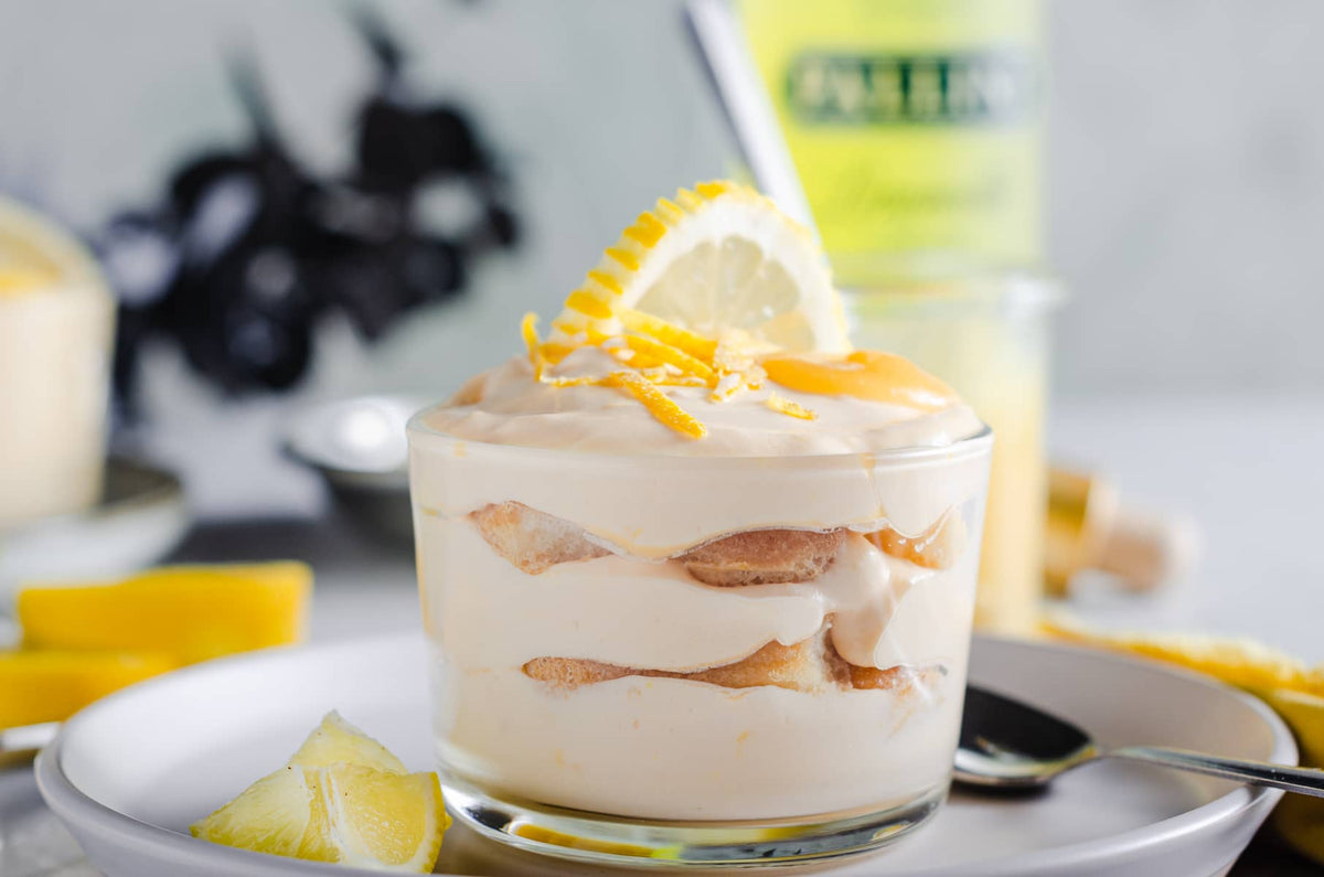 Limoncello tiramisu als fris dessert