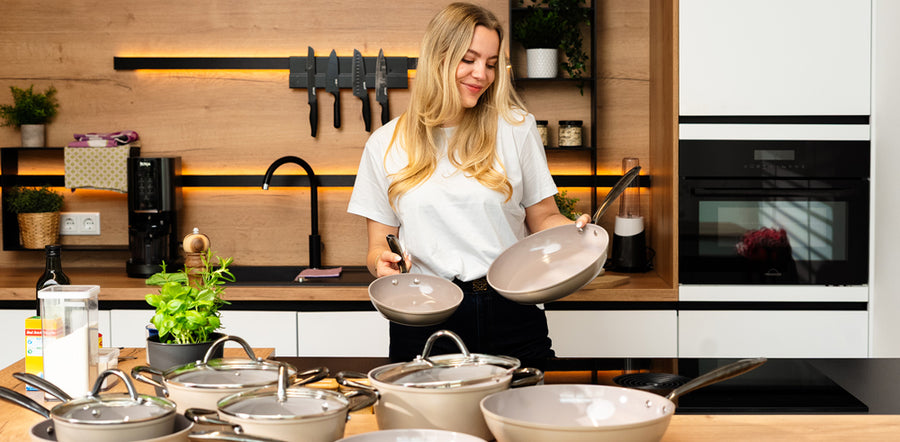 Taupe of Mind Wok pan 30 cm