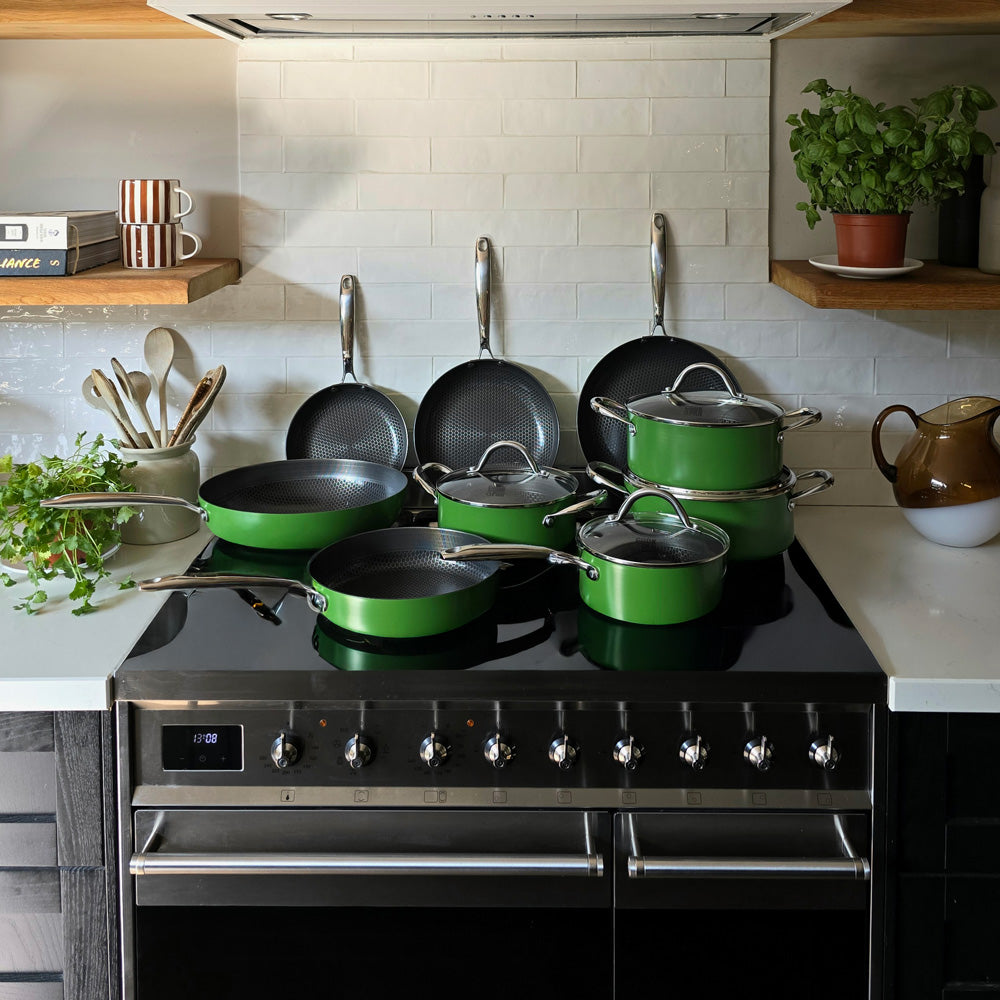 Go Green Honey Frying pan set 2-piece - Stainless steel