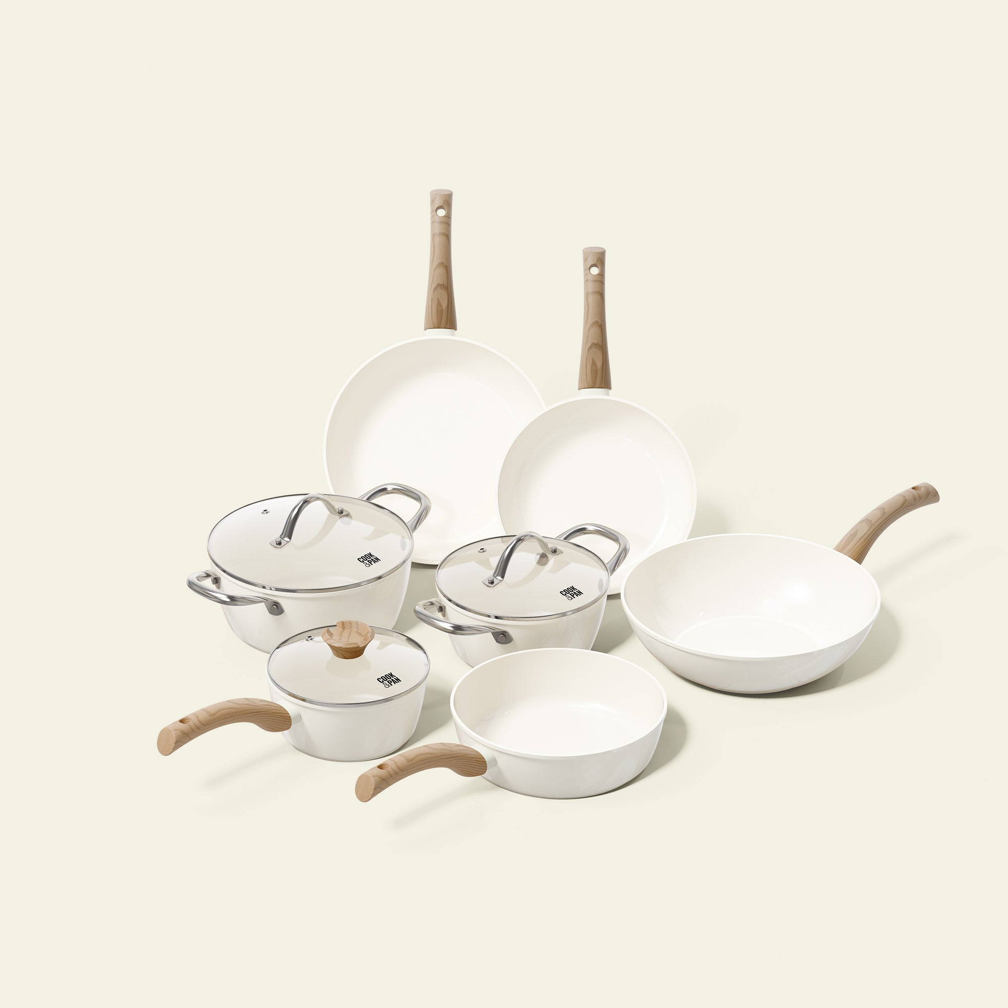 Go Ivory Cookware set 7-piece
