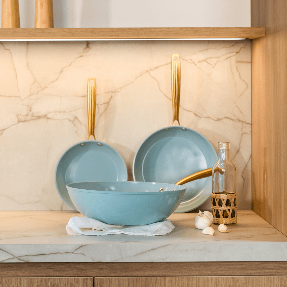 Poêle wok Ocean Blue 30 cm