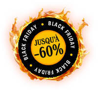 Badge Black Friday : 60 % de remise