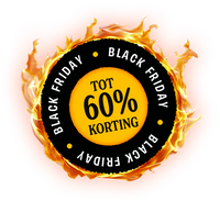 Black Friday-badge: 60% korting