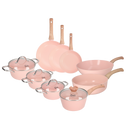 Blush Cookware set 9-piece