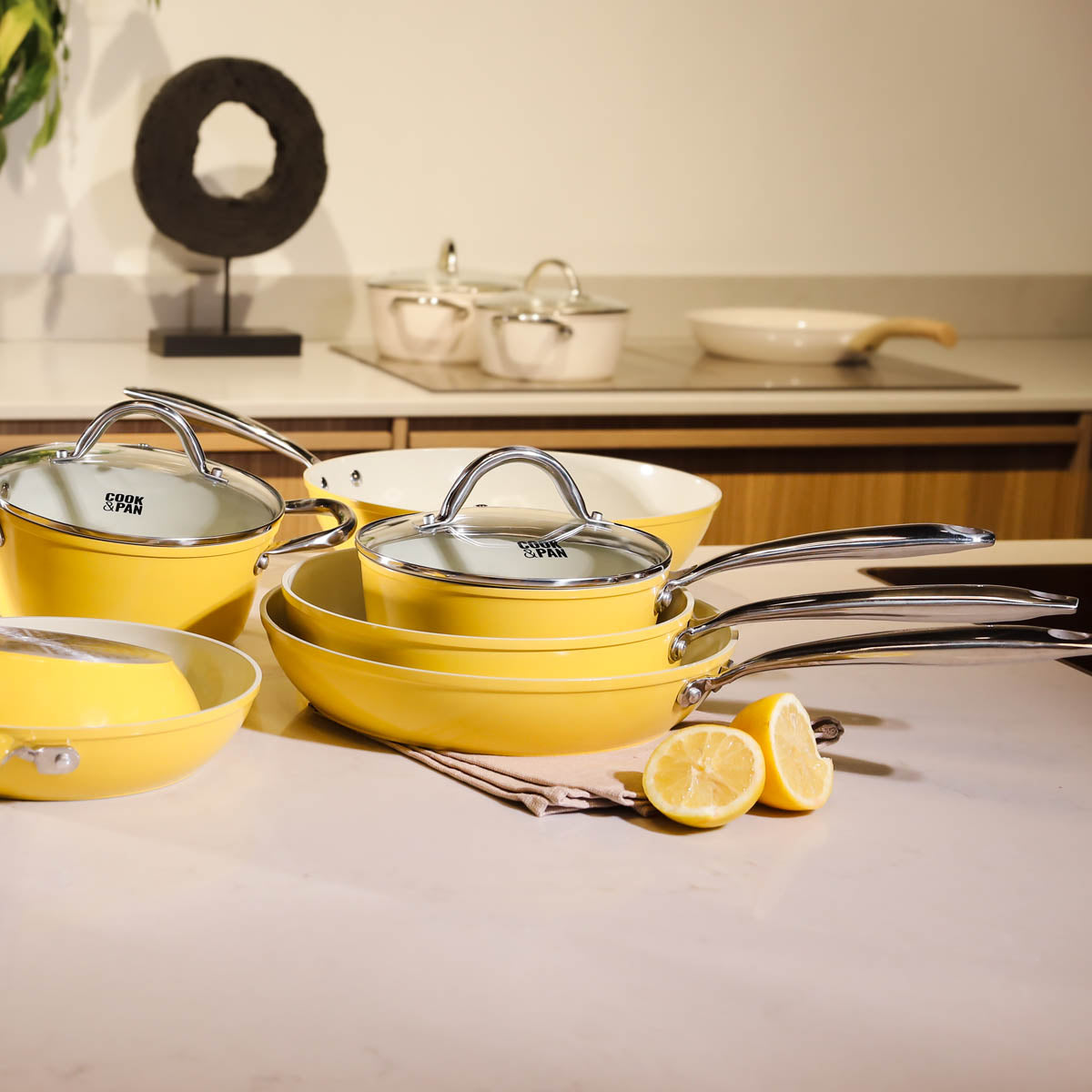 Sunny Side Pannenset 9-delig