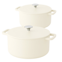 Go Ivory Gietijzeren Braadpannenset 2-delig