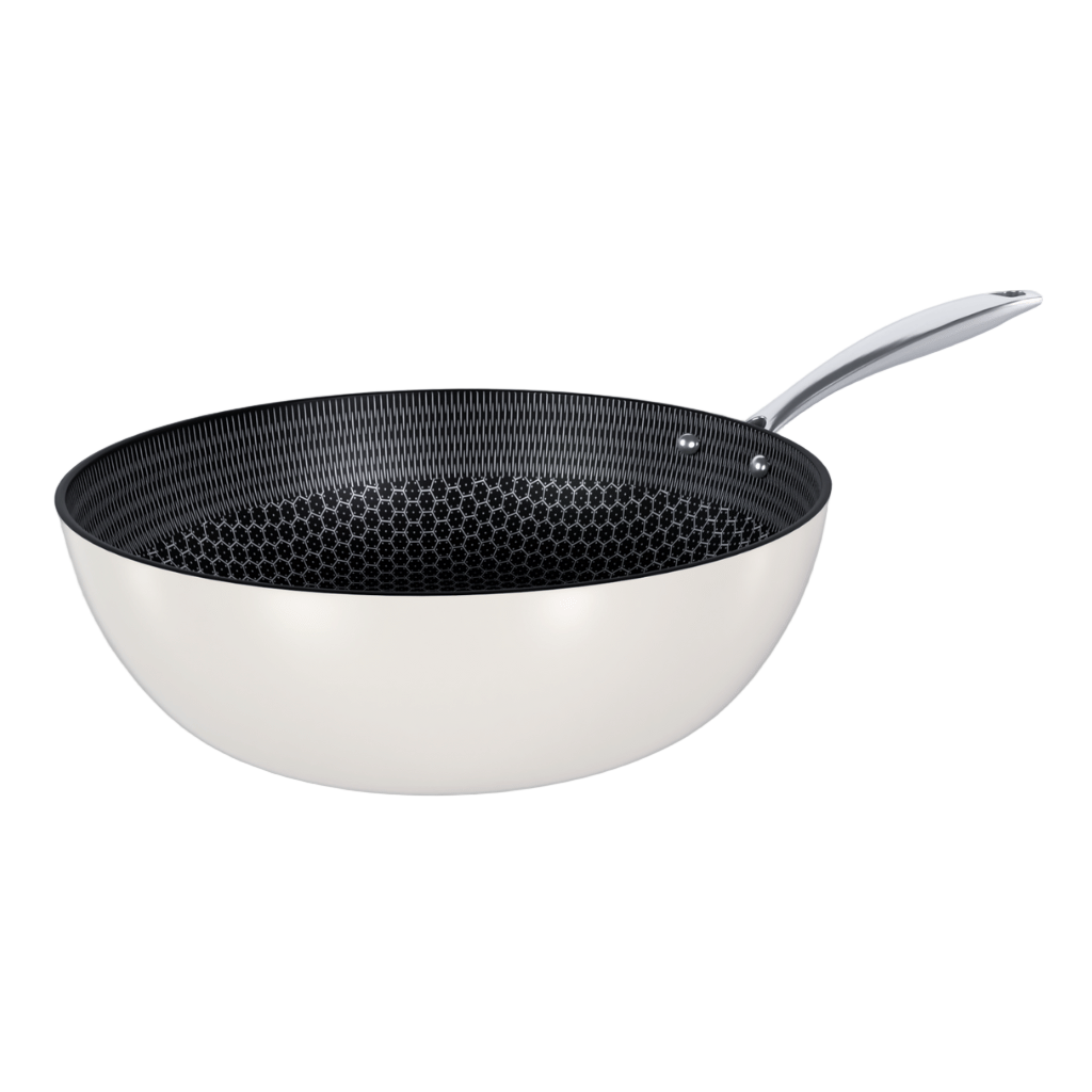 Go Ivory Honey Wok 30 cm - RVS