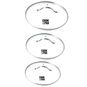 Glazen Deksel Set 3-Delig
