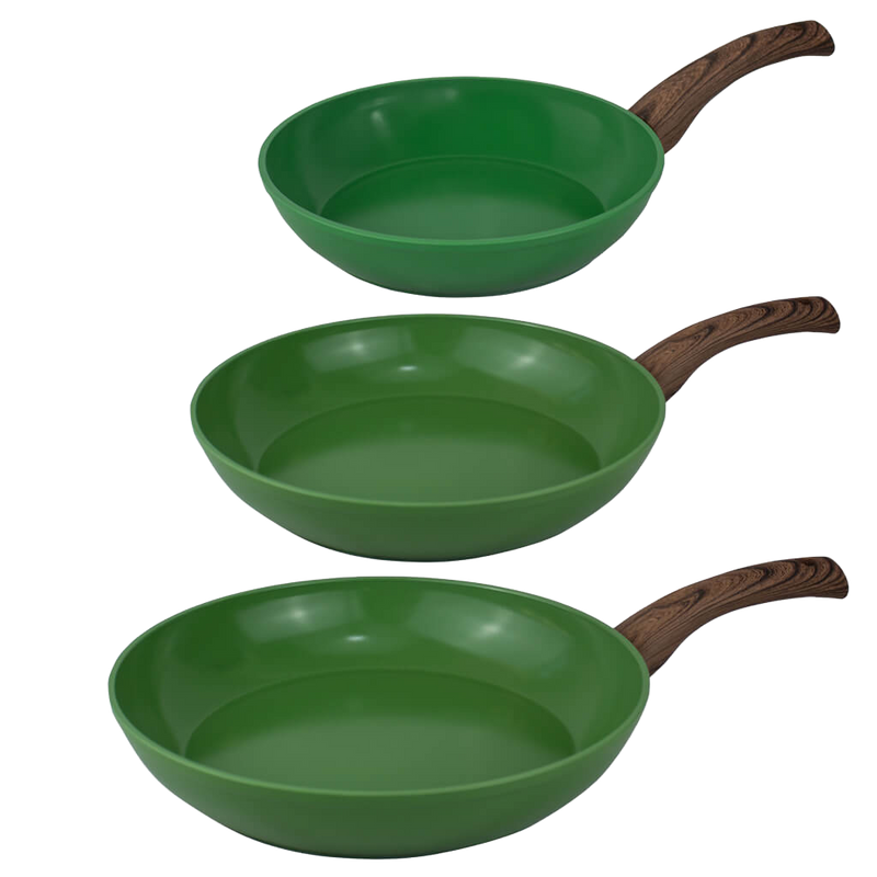 Go Green Frying pan set 3-piece