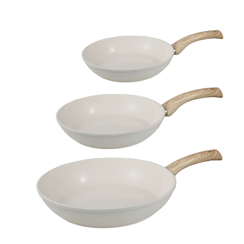 Go Ivory Frying pan set 3-piece