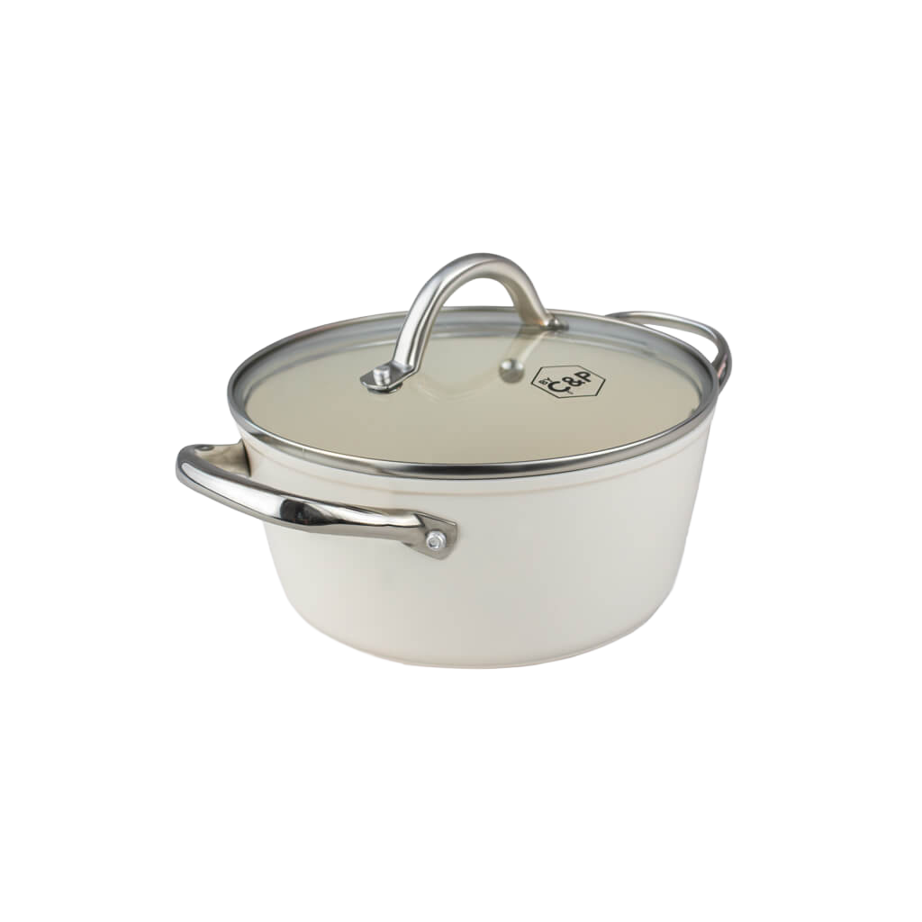 Go Ivory Kookpan met deksel 20 cm