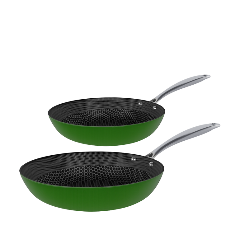 Go Green Honey Frying pan set 2-piece - Stainless steel