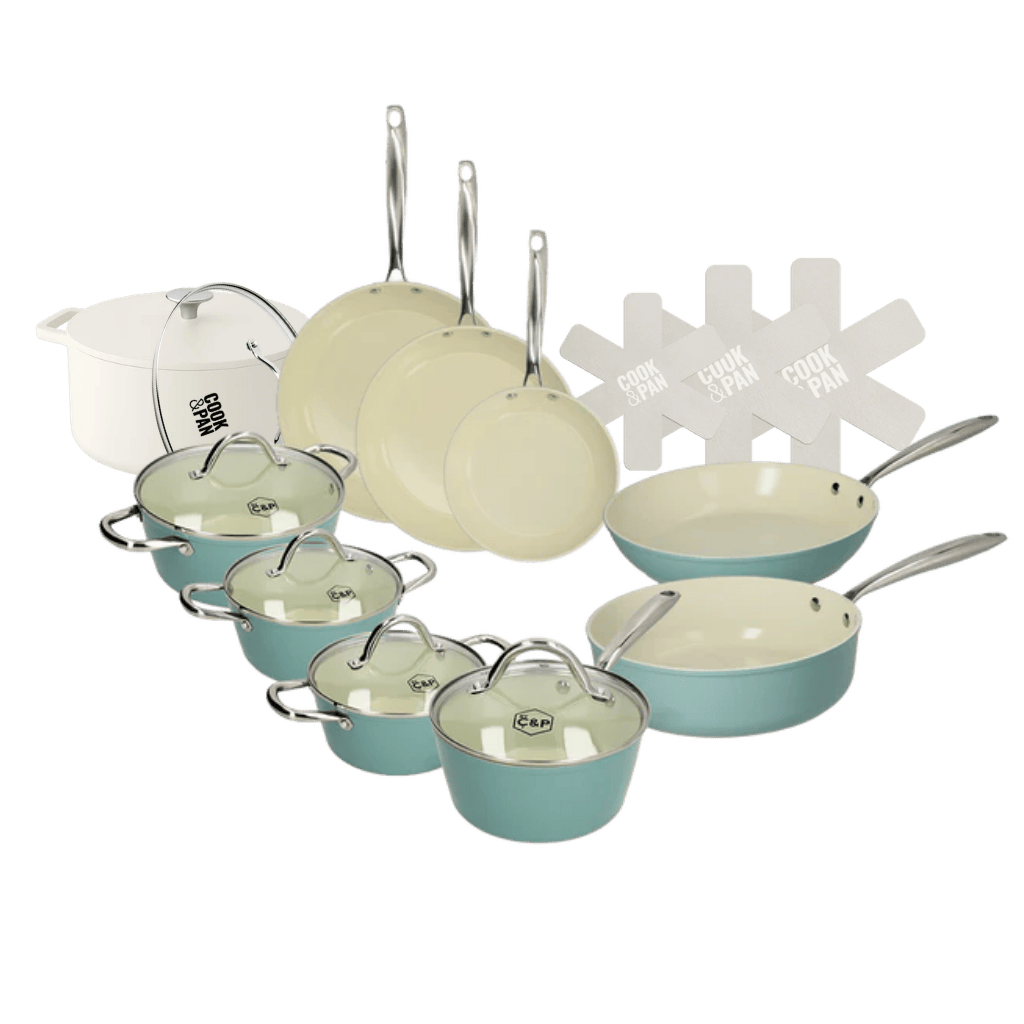 Go Blue Cookware set 12-piece