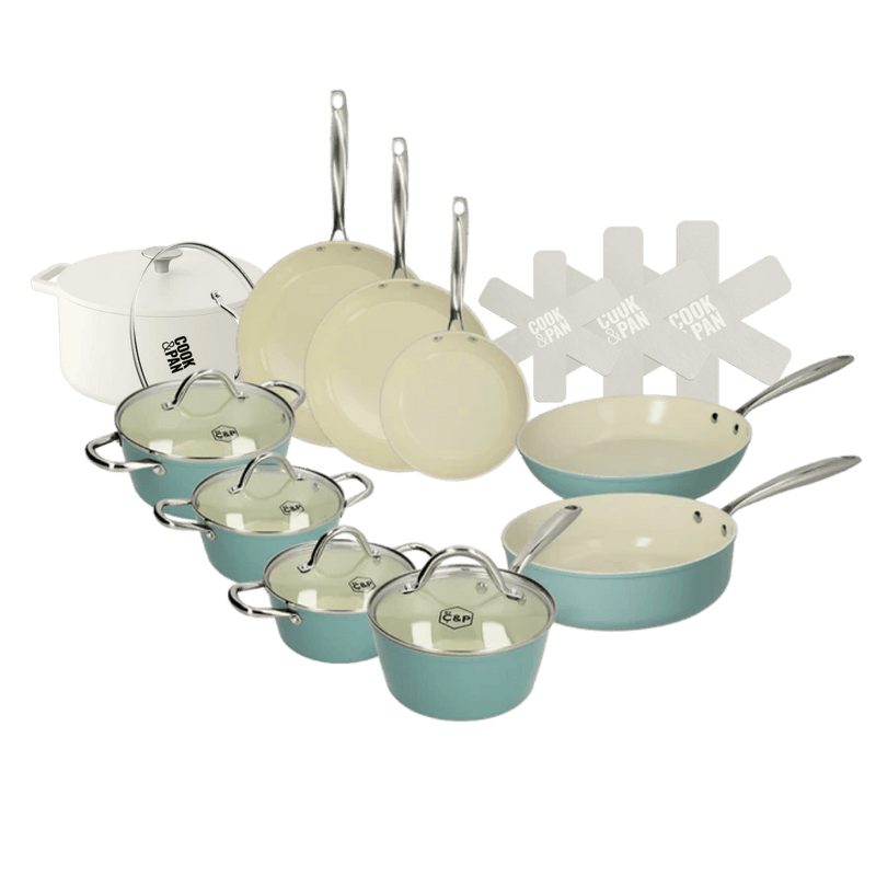 Go Blue Cookware set 12-piece