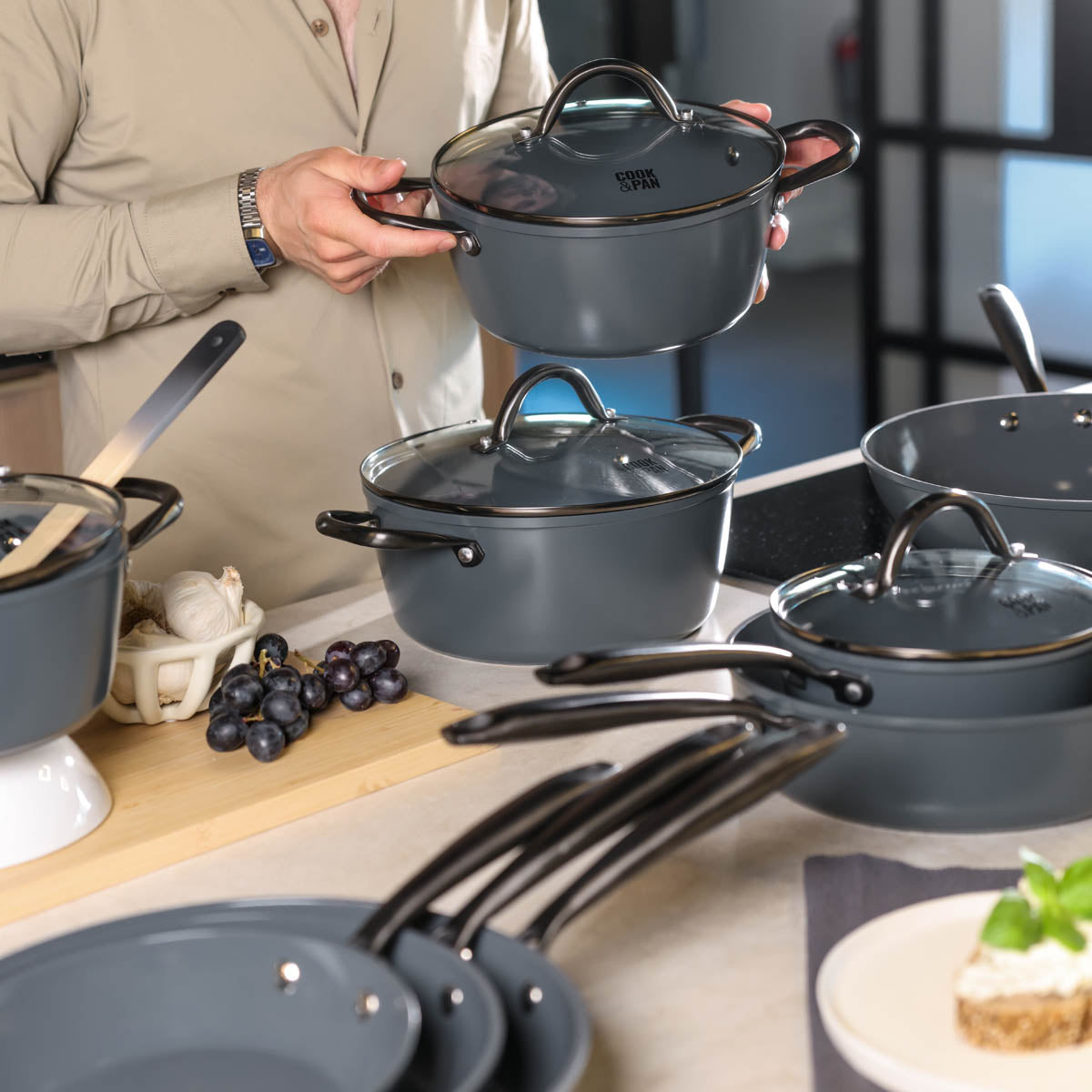 Slate Pfannenset 3-teilig