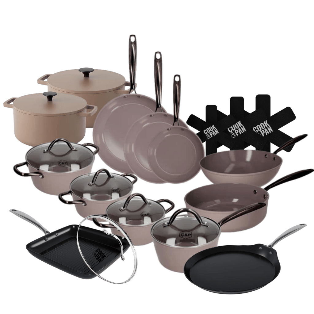 Taupe of Mind Topfset und Pfannenset 15-teilig