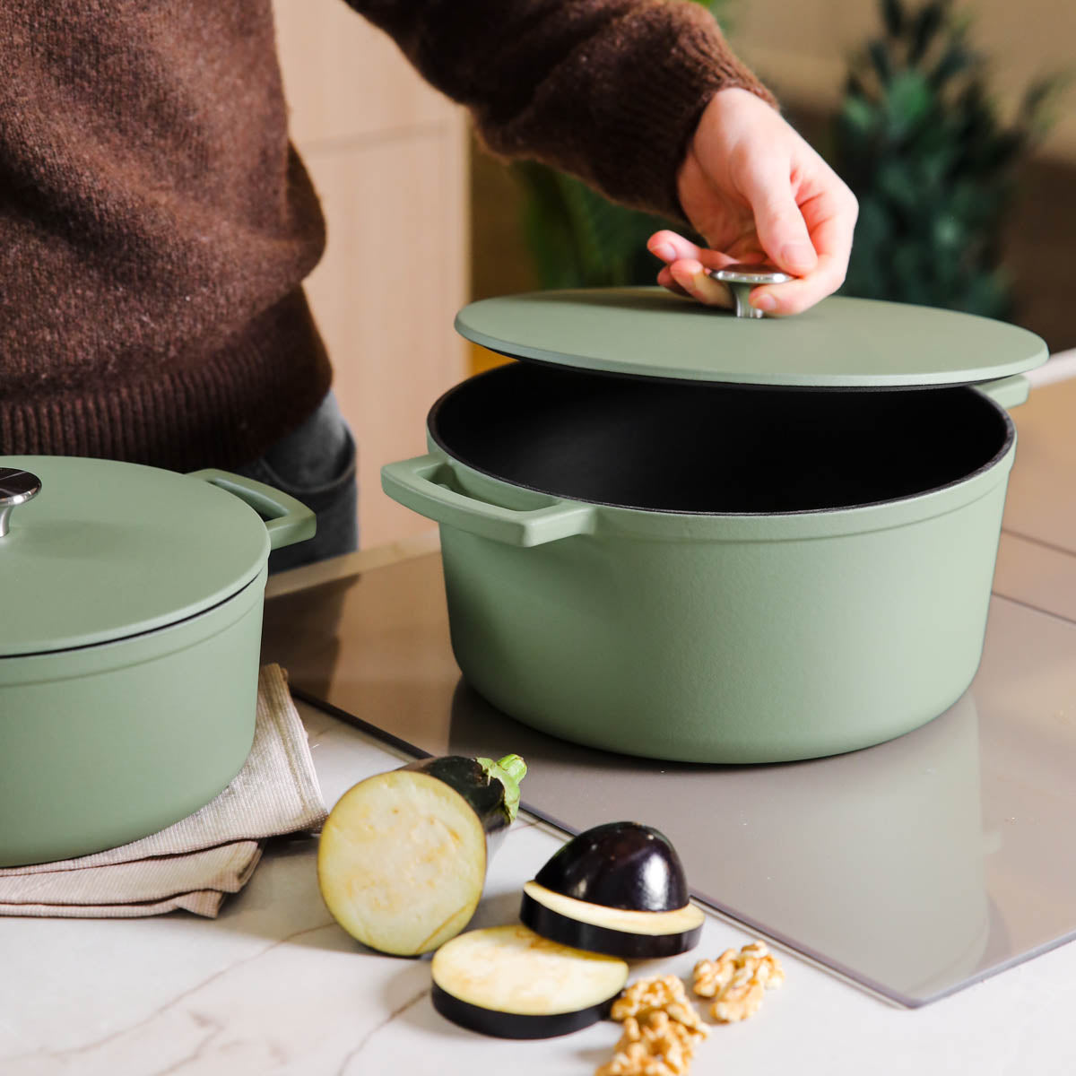 Nadia Loves C&P Cocotte en Fonte 28 cm - 6,5 litres