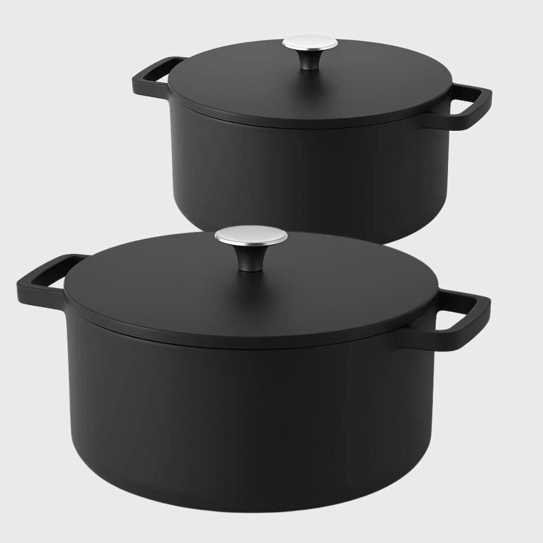 Signature Gietijzeren Braadpannenset 2-delig