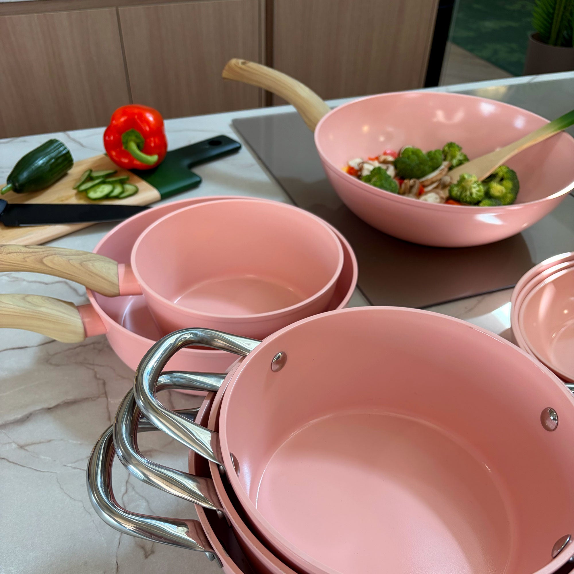 Blush Pannenset 9-delig
