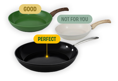 Twijfel je welke pan je moet kiezen?