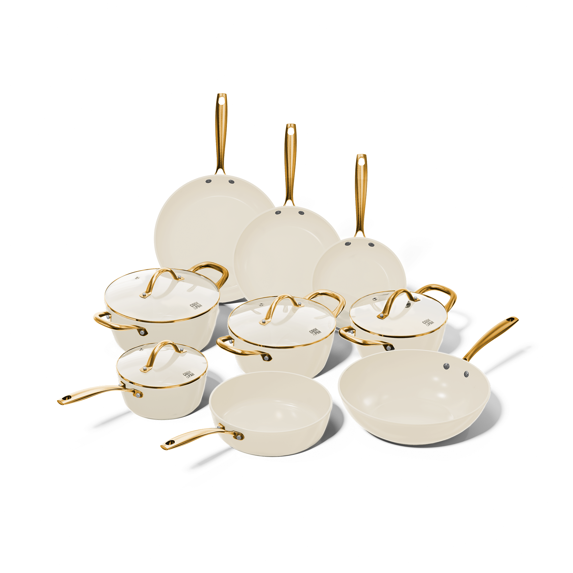 Vanilla Cookware set 9-piece