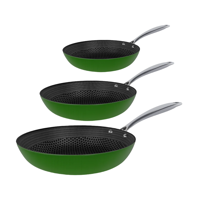 Go Green Honey Koekenpannenset 3-delig - RVS