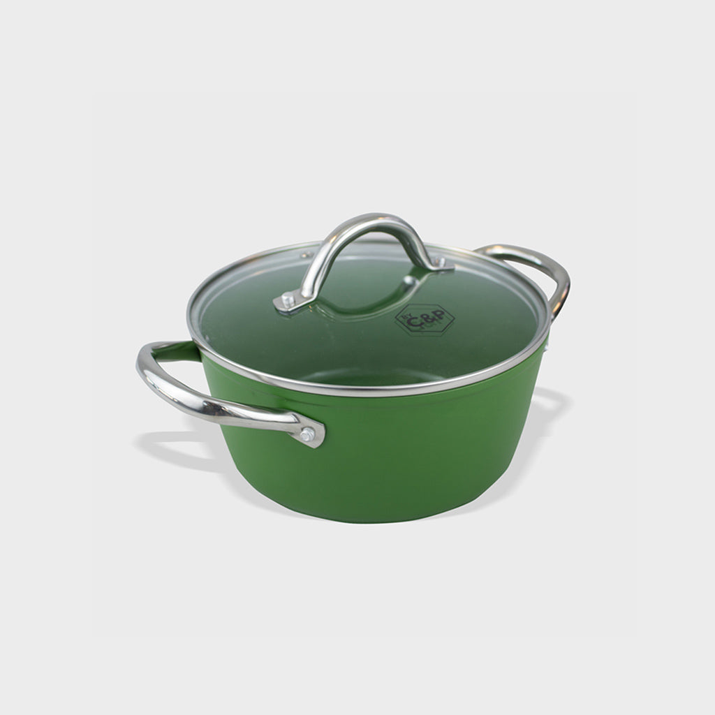 Statement Kookpan - Keramische Coating - Geschikt Voor Inductie - 20 Cm Gerecycled Aluminium 2