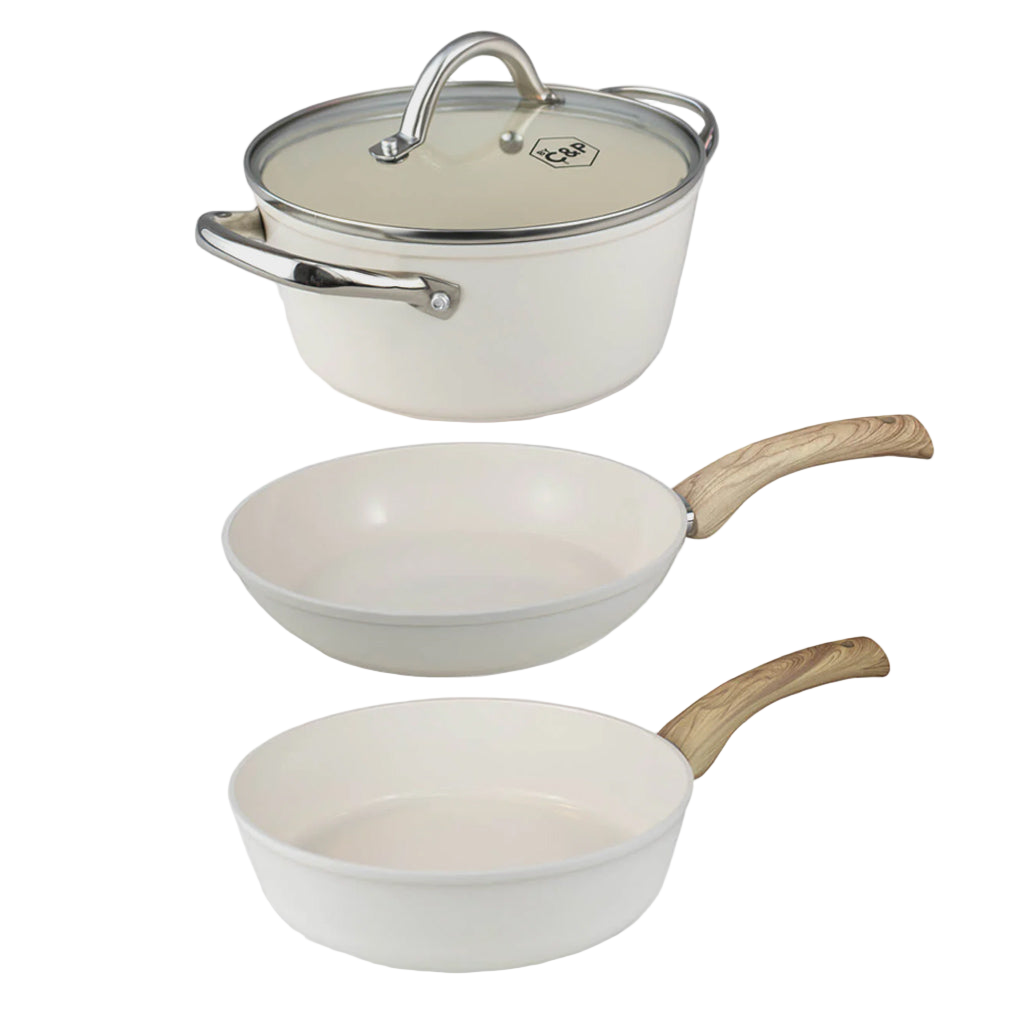 Go Ivory Pannenset 3-delig