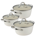 Go Ivory Casserole Pot Set 3-piece