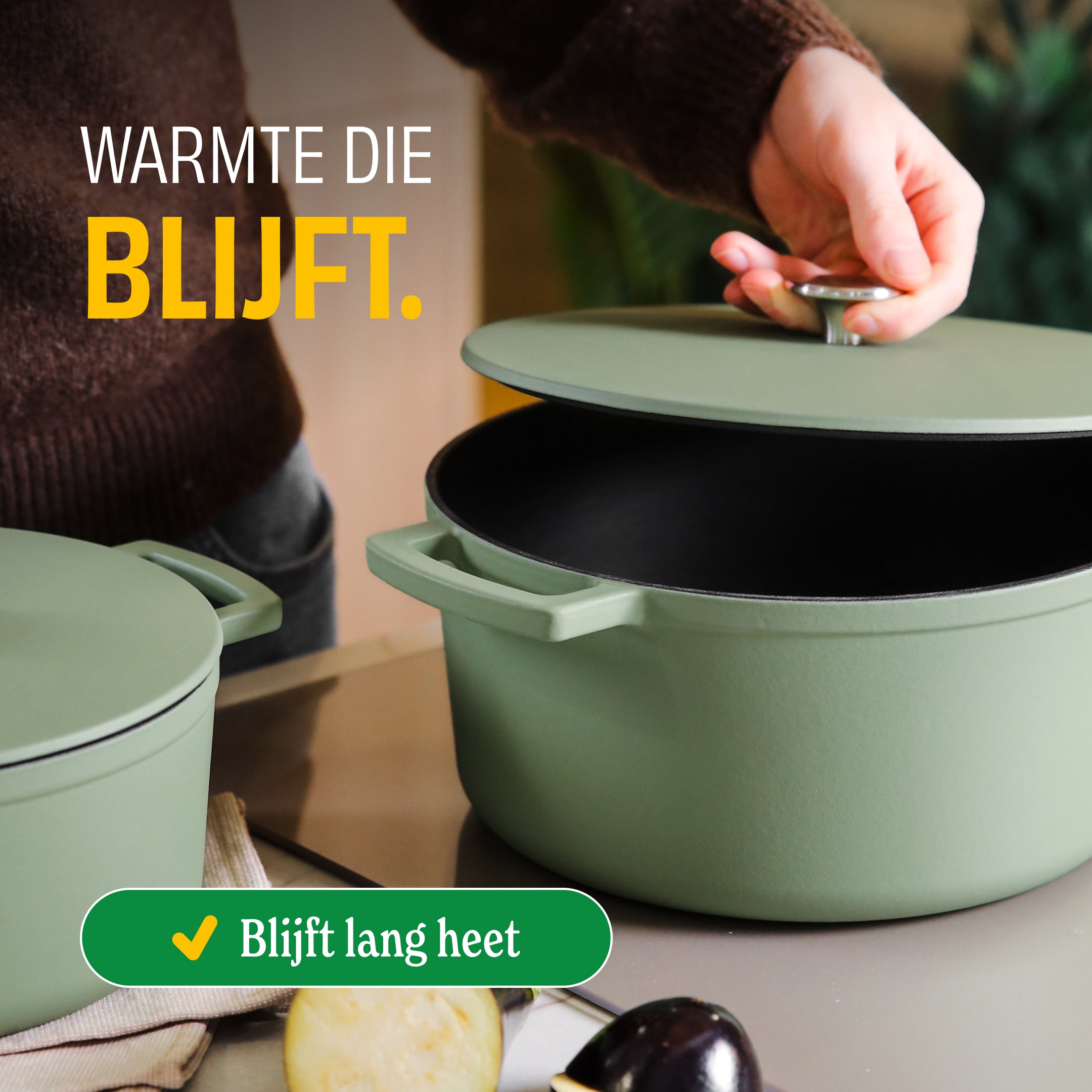Nadia Loves C&P Gietijzeren Braadpan 24 cm - 4 liter