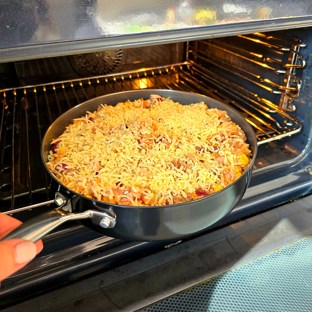 Signature Honey Hapjespan 24 cm - RVS