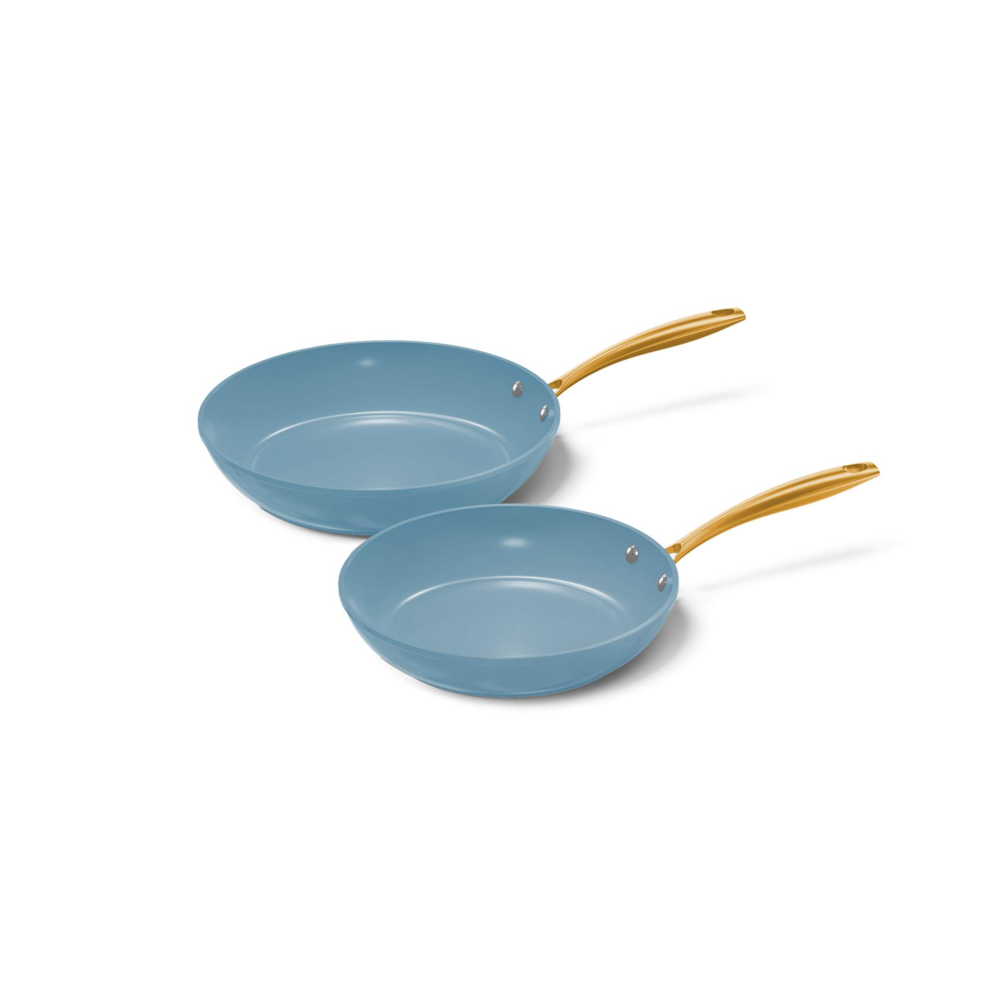 Ocean Blue Koekenpannenset 2-delig