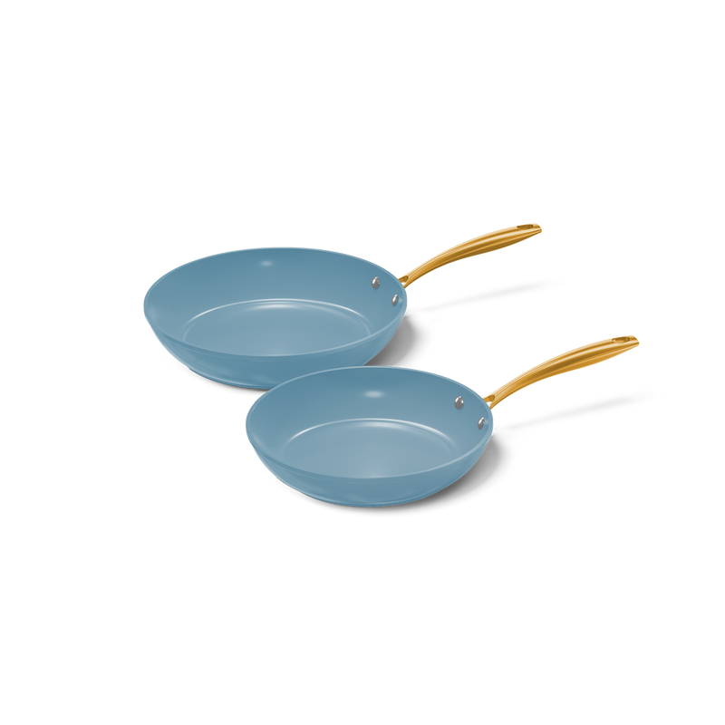 Ocean Blue Koekenpannenset 2-delig