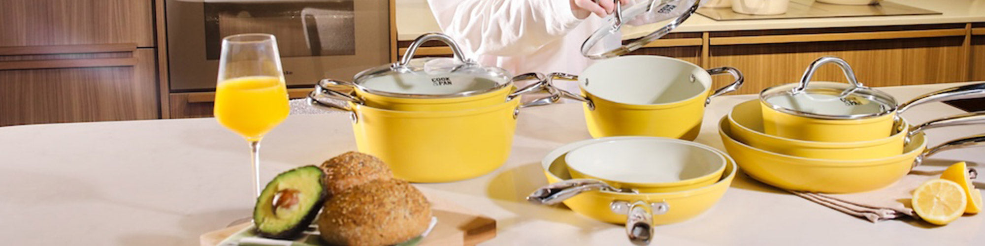 Gele pannen - Sunny Side