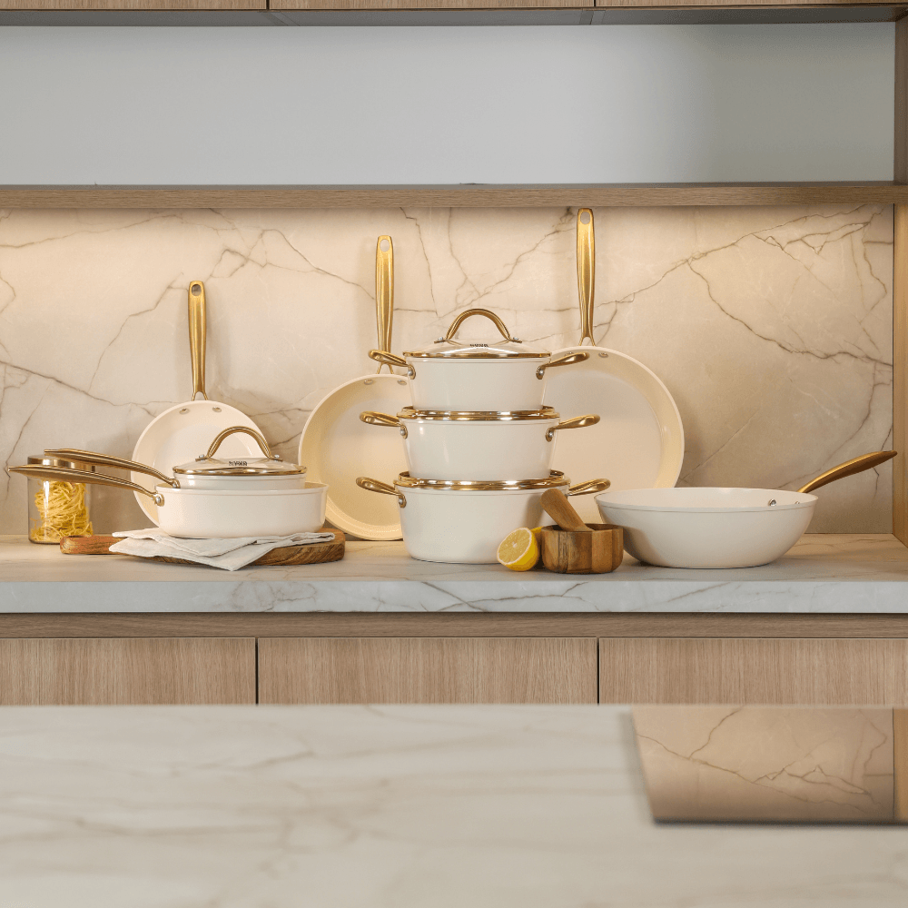 Vanilla Cookware set 9-piece
