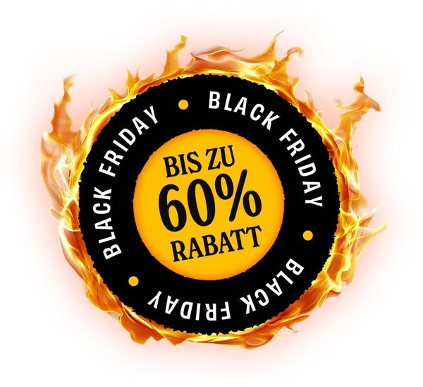 Black Friday Badge: 60 % Rabatt