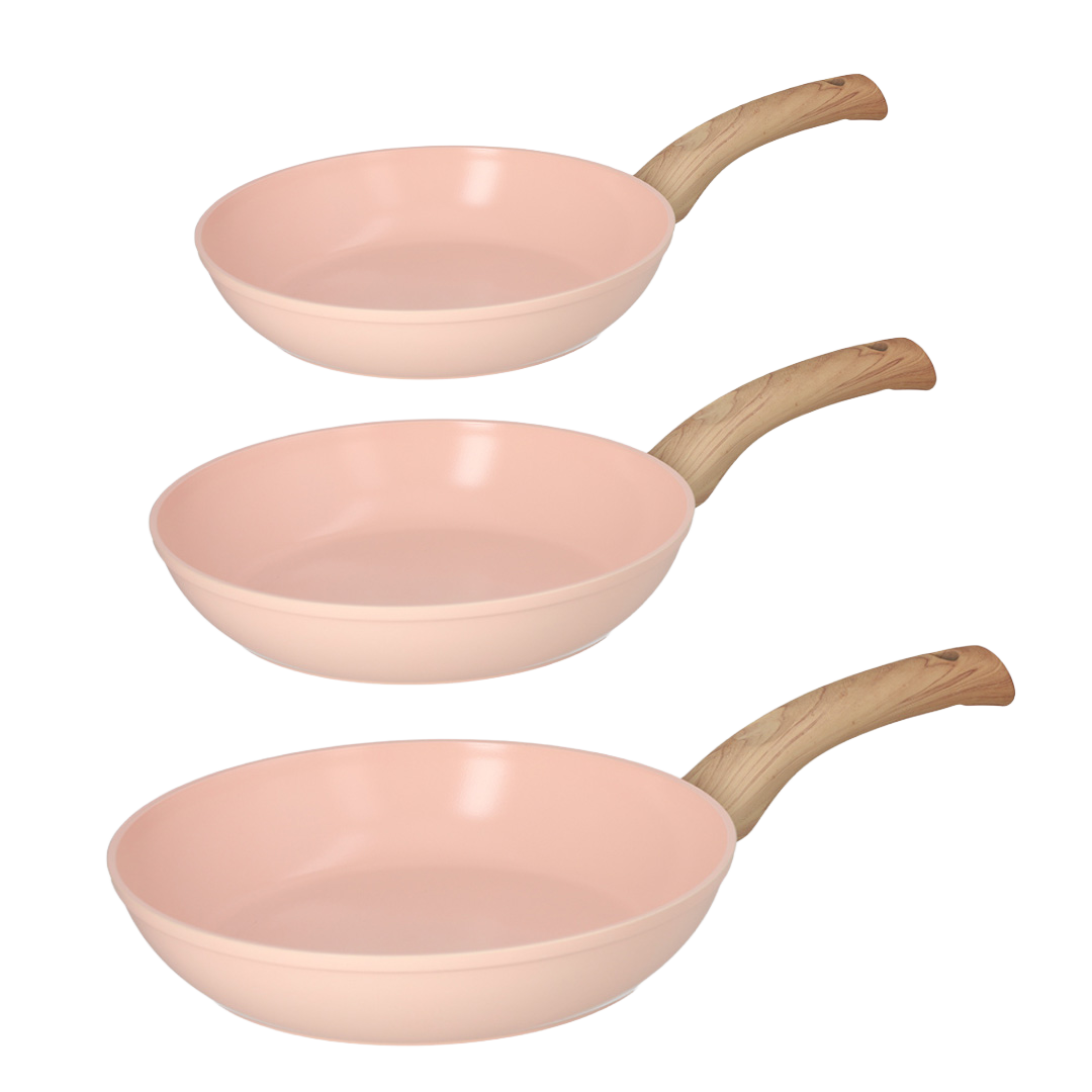 Blush Koekenpannenset 3-delig
