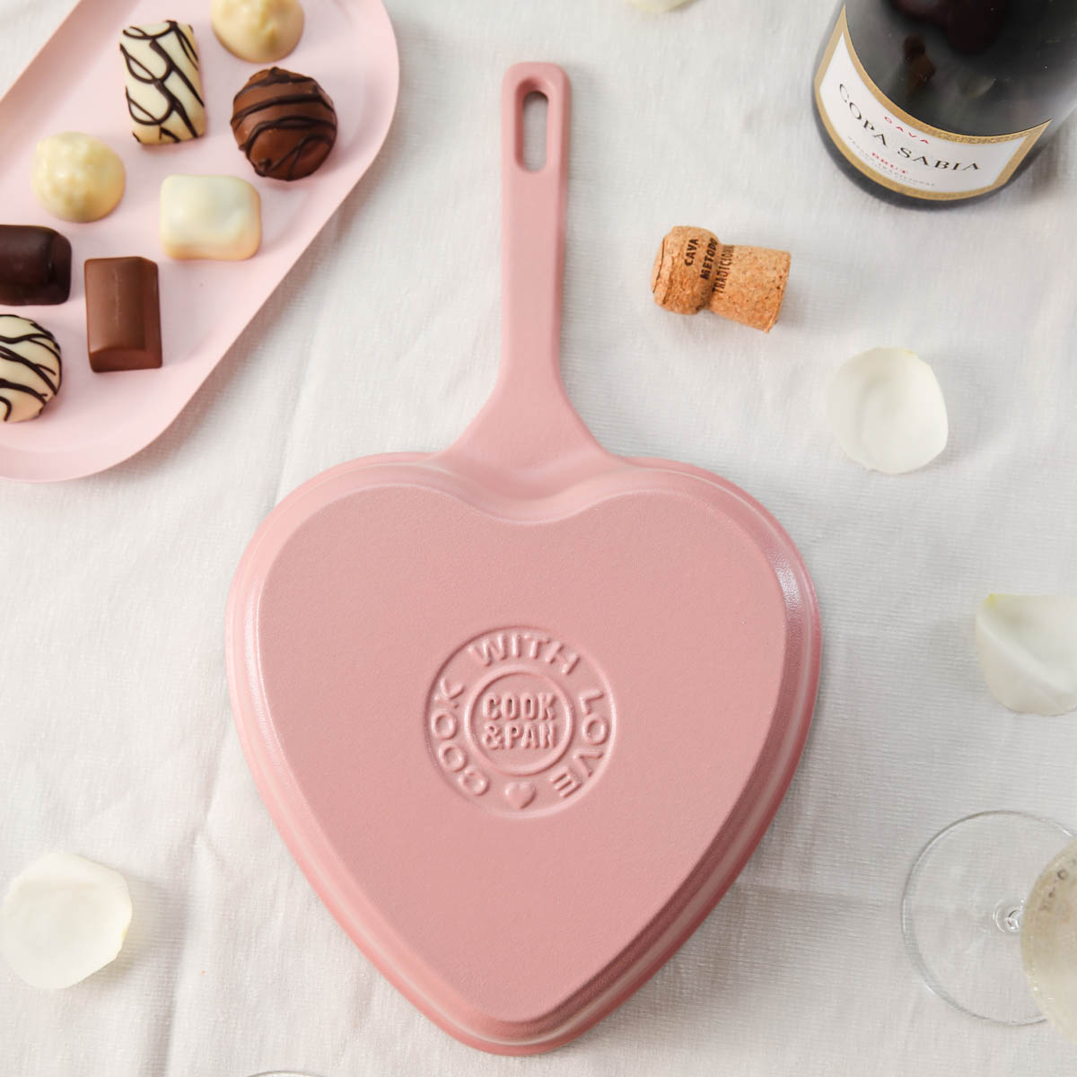 Love Gietijzeren Koekenpan 24 cm