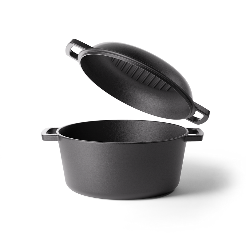 Signature 2 in 1 Gietijzeren Braadpan