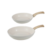 Go Ivory Frying Pan Set 2-piece