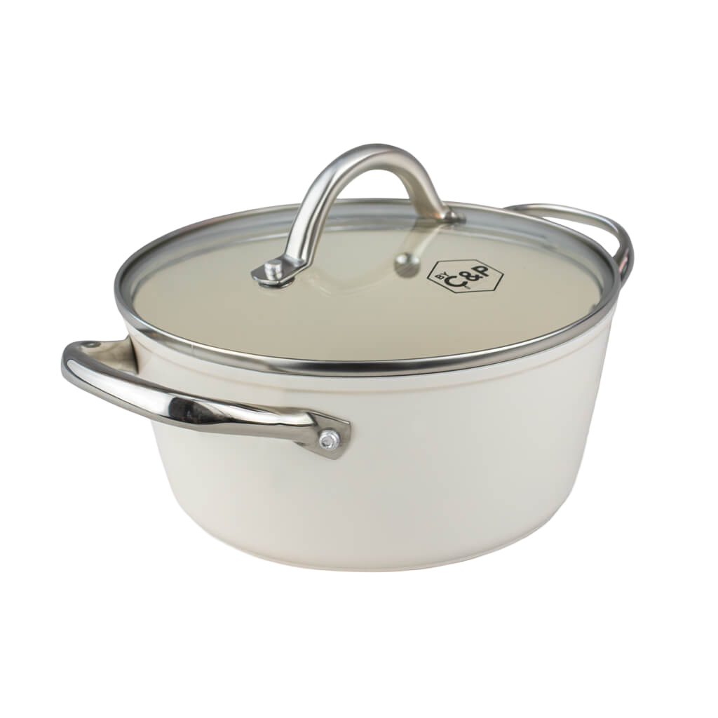 Go Ivory Kookpan met deksel 24 cm