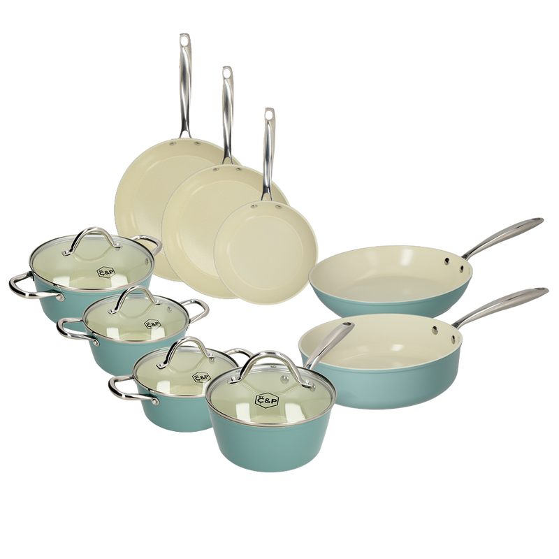 Go Blue Pannenset 9-delig