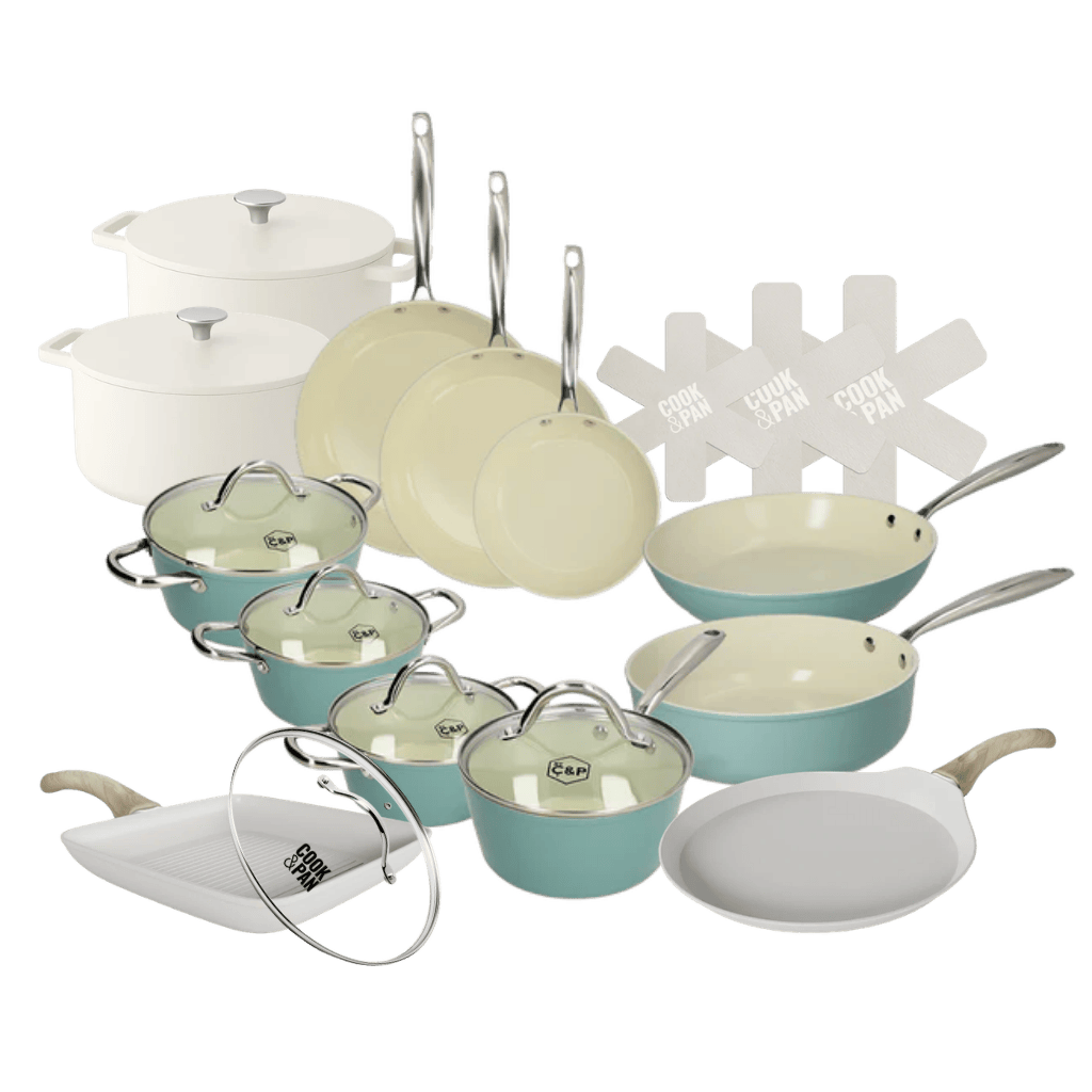 Go Blue Cookware set 15-piece