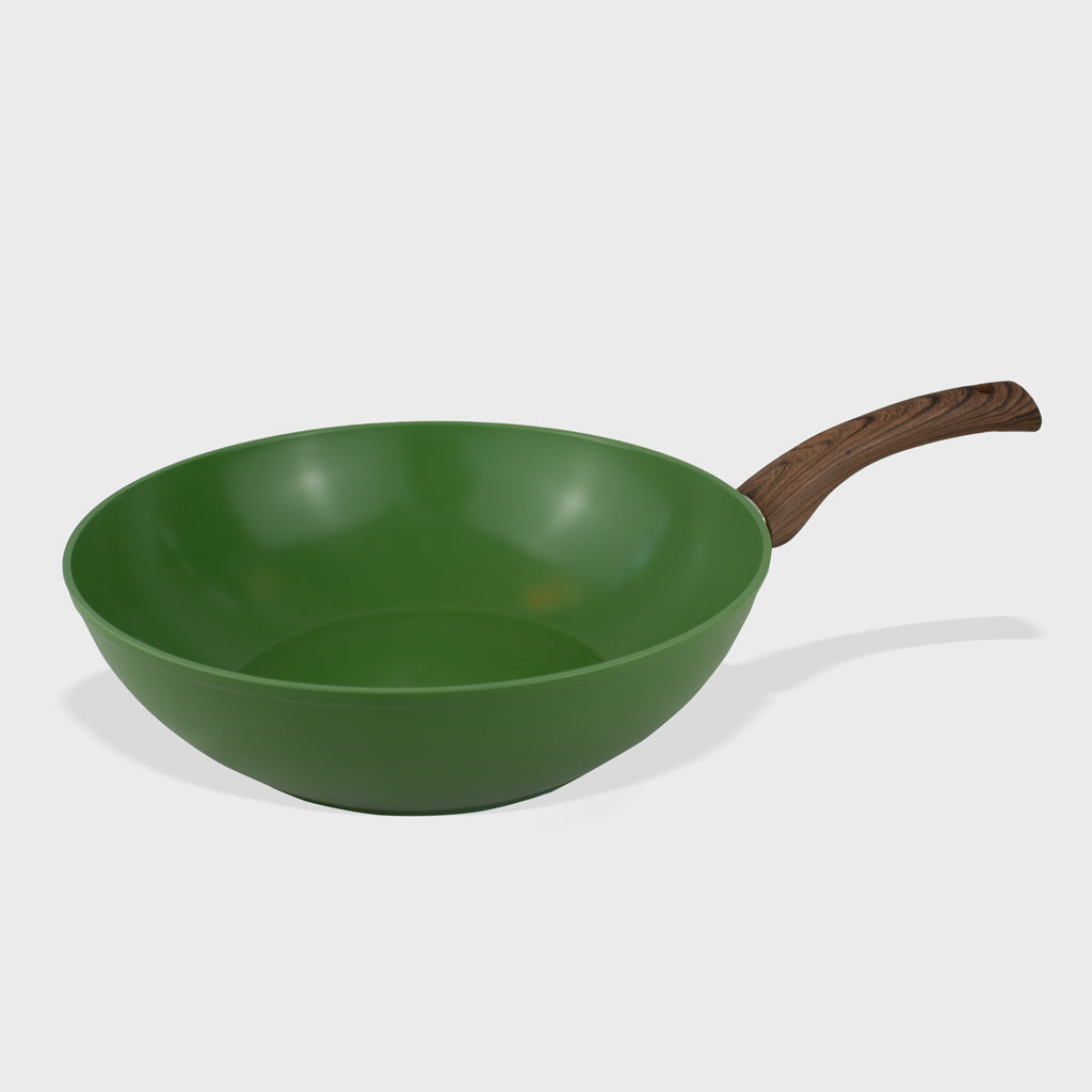 Groene wok pan 30 cm | Go Green By C&P