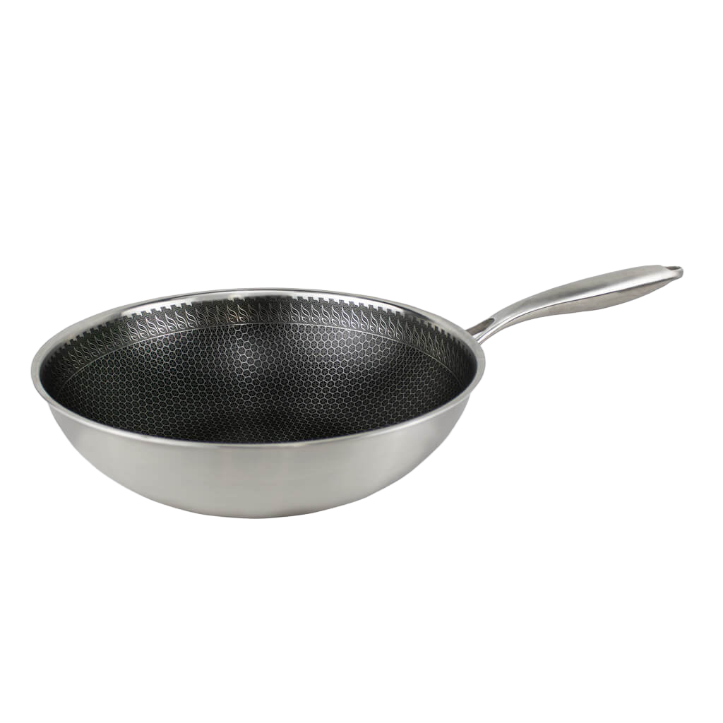 Honey Wokpan 30 cm - RVS - Cook & Pan