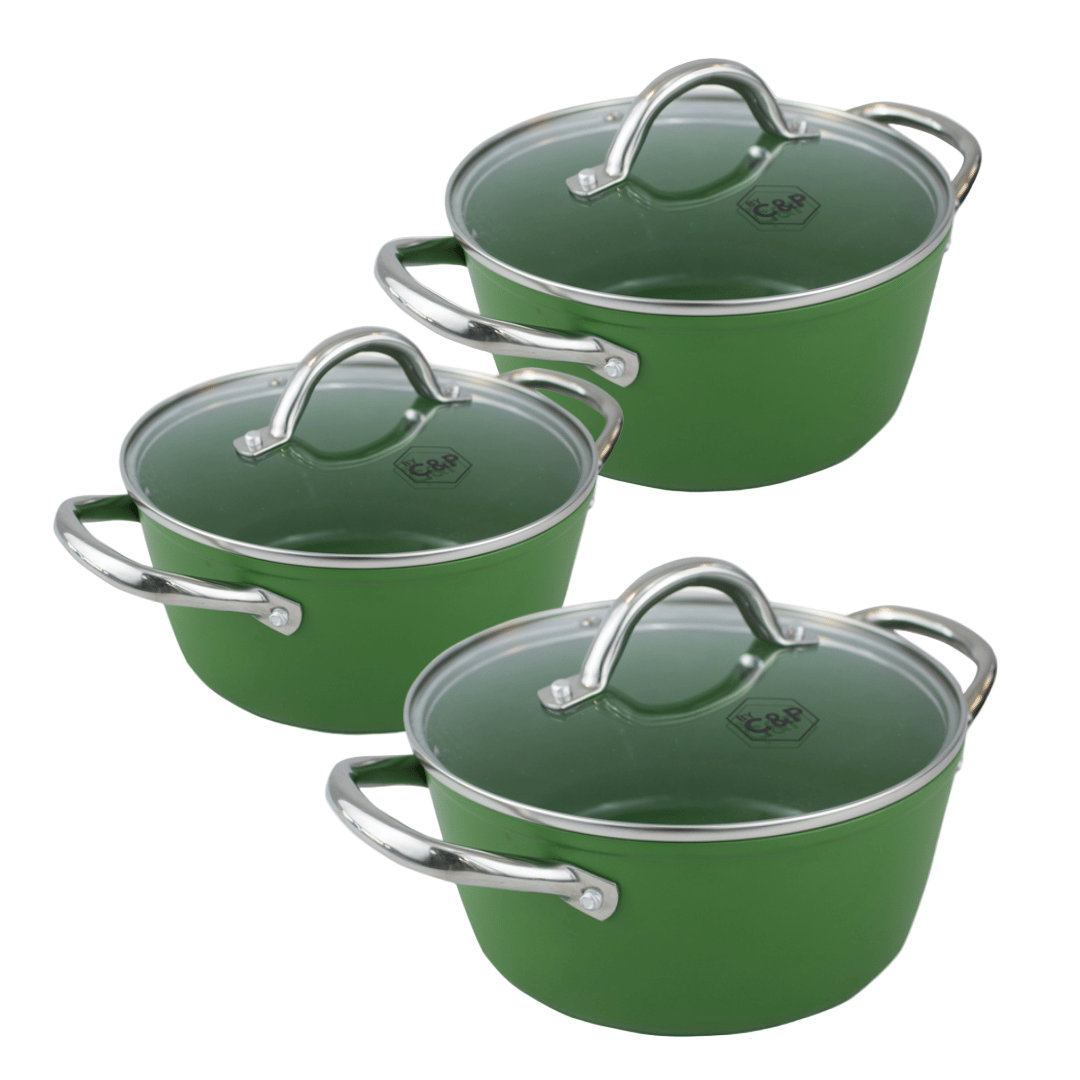 Go Green Casserole Pot Set 3-piece