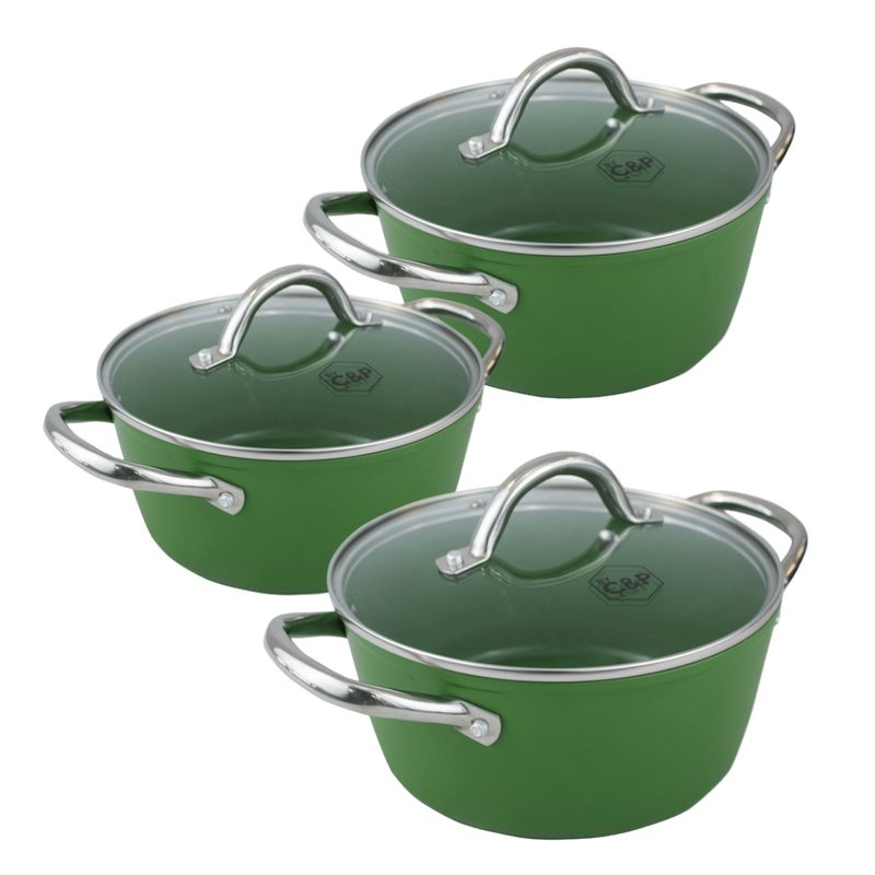 Go Green Casserole Pot Set 3-piece